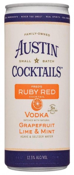 Austin Cocktails - Freds Ruby Red (4 pack 250ml cans)