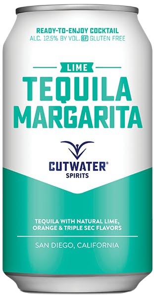 Cutwater Spirits - Lime Tequila Margarita (12oz bottles)