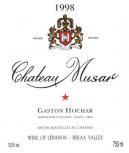 Chateau Musar - Rouge 1998
