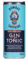 Bombay Sapphire - Gin & Tonic (250ml can) (250ml can)