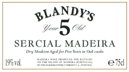 Blandys - Sercial Madeira 5 year old 750ml NV (750ml) (750ml)